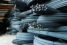 Stacked Steel Rods