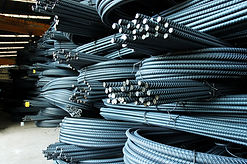 Stacked Steel Rods
