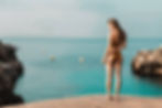 Woman Overlooking Ocean