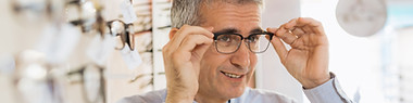 Brille anprobieren