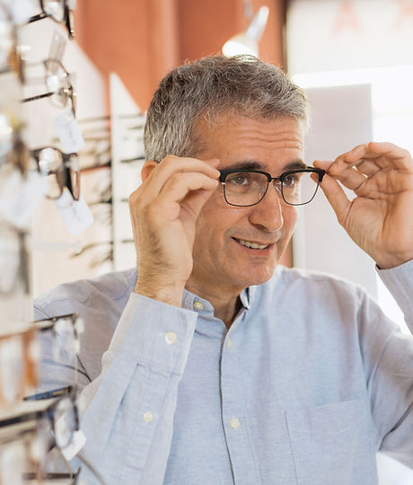 Trying On Glasses