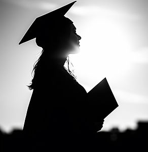 Graduation Silhouette