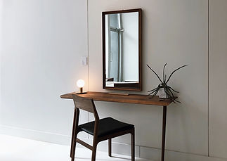 Desk and Mirror