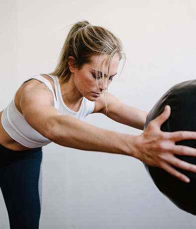 Woman Doing Exercise