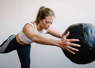 Frau beim Sport