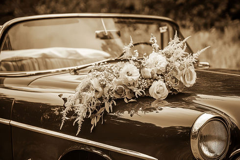 Flores de coches antiguos