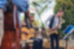 Band spielt Konzert