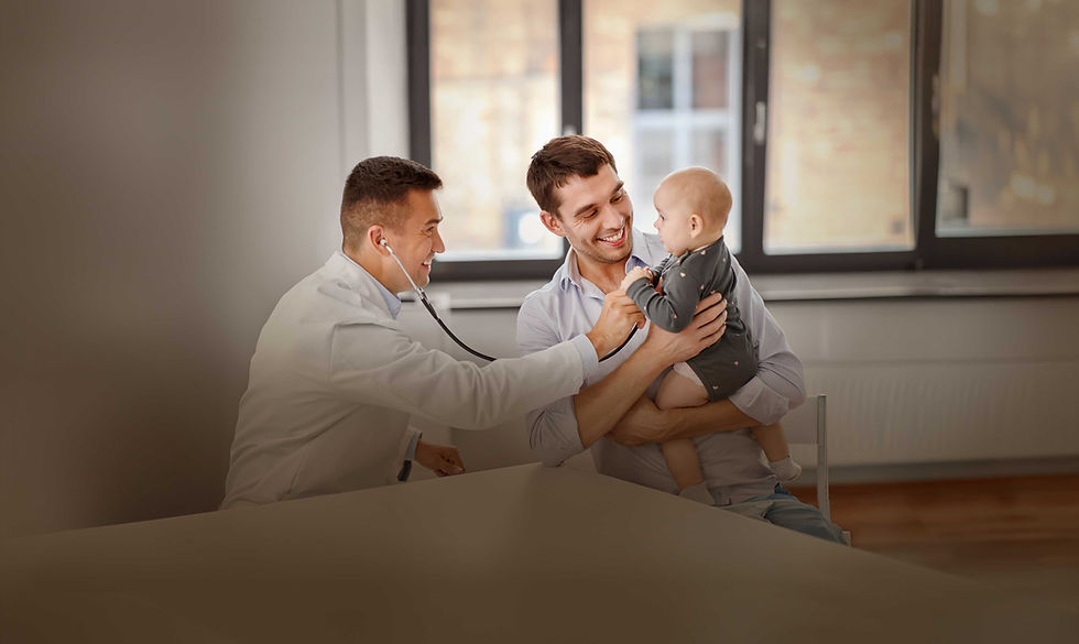 Doctor Examining Baby
