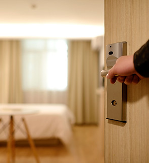 Hotel Bedroom Entrance
