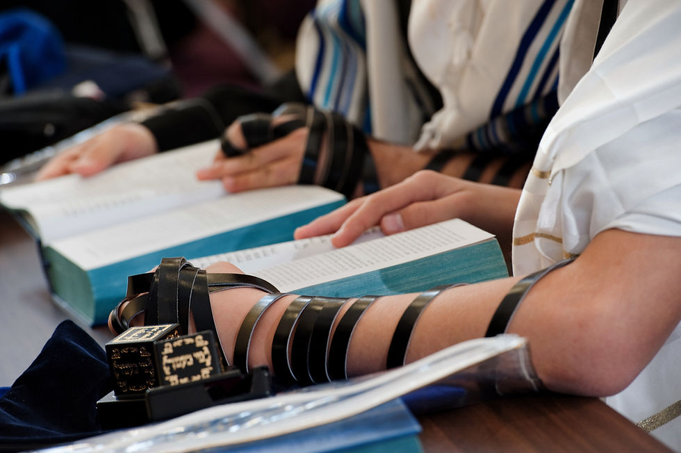 Wrapping Tefillin