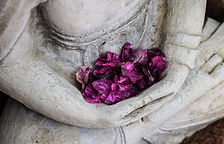 Statue with Flowers