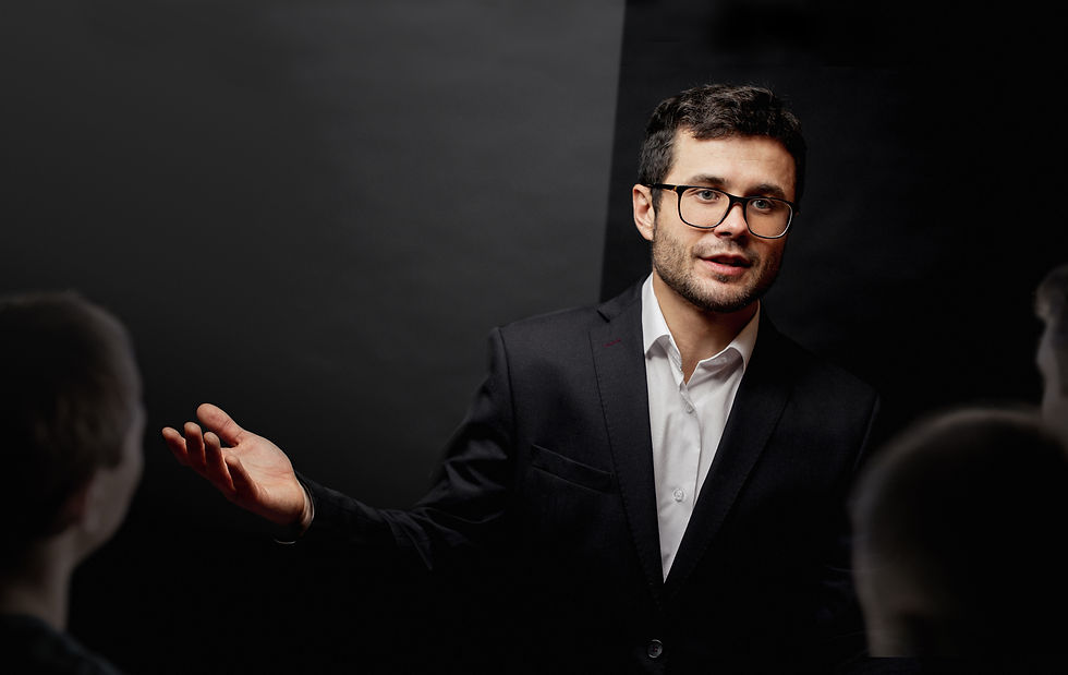 Man Giving Speech