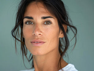 woman overthinking everything looking at camera