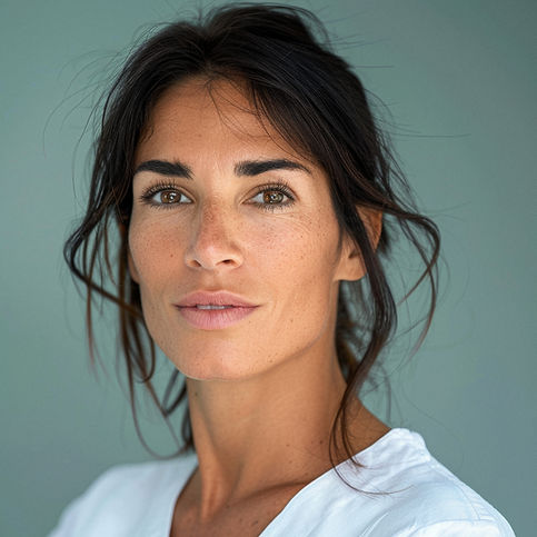 Retrato de mulher de perto