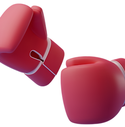Gants de boxe rouges
