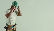 Construction Worker Preparing