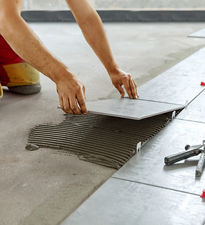 Pose de carrelage
