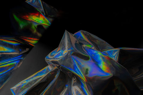 Textura de envoltura holográfica