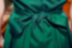 Lazo verde para vestido