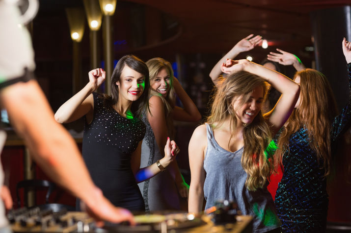 Twenty year-old people dancing.