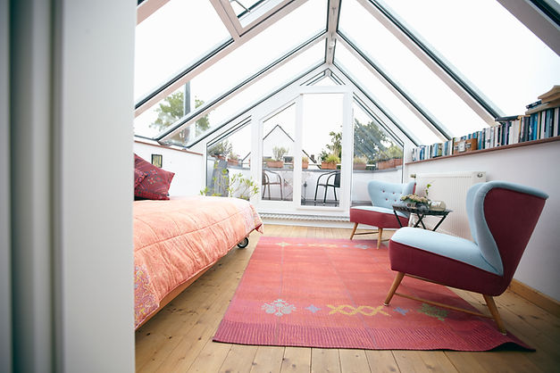 Completed property conversion showcasing a modern interior living space
