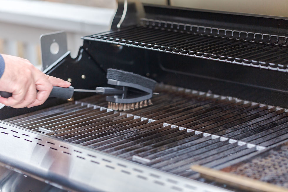 cleaning grill