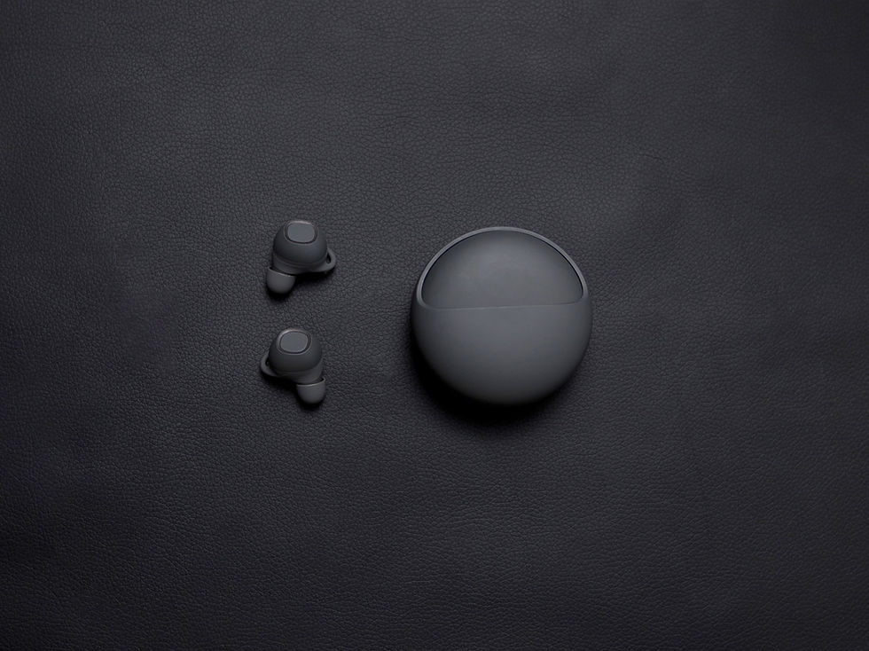 Black Wireless Earbuds