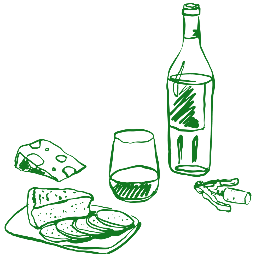 Wine and Cheese