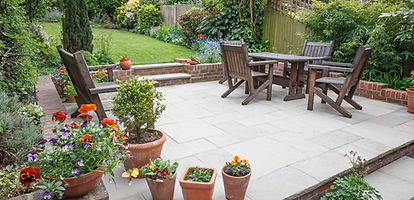 Backyard patio