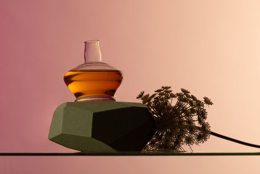 Glass and Floral Still