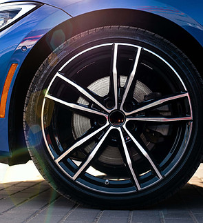 Shiny Wheel Close-Up