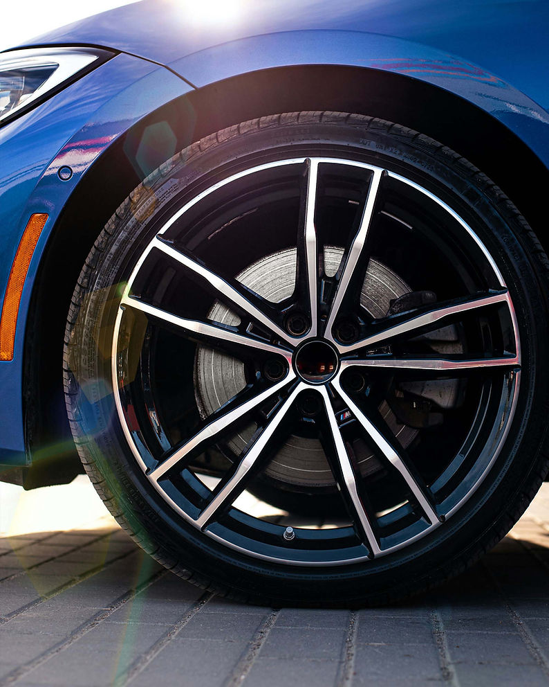 Shiny Wheel Close-Up