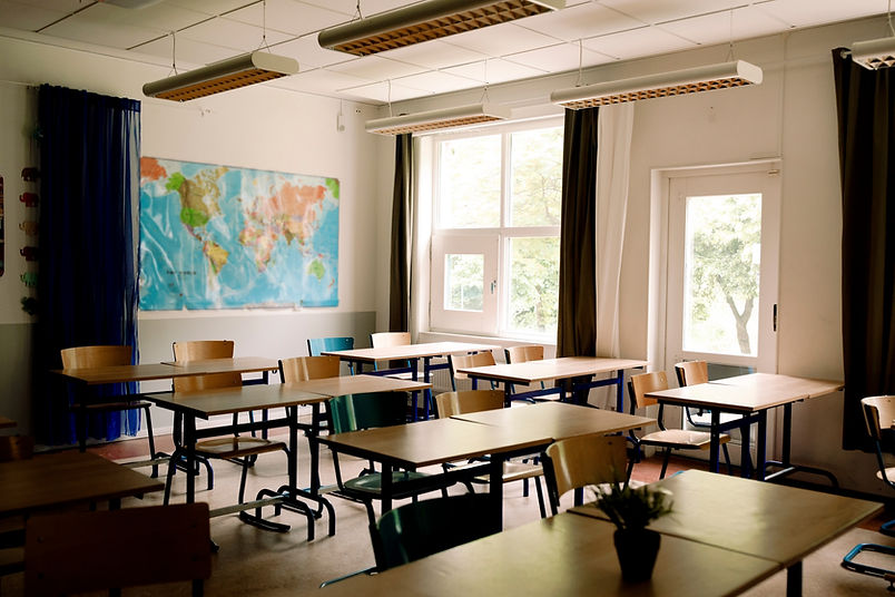 Empty classroom