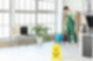 Office Cleaning Scene