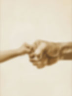 Child and Adult Fist Bump