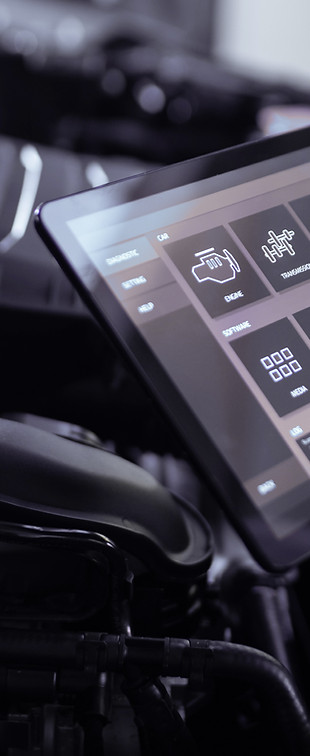 Car Mechanic with Tablet