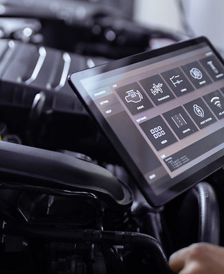 Car Mechanic with Tablet