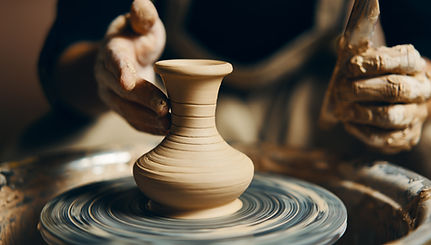 Making pottery