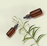 Brown glass dropper bottles