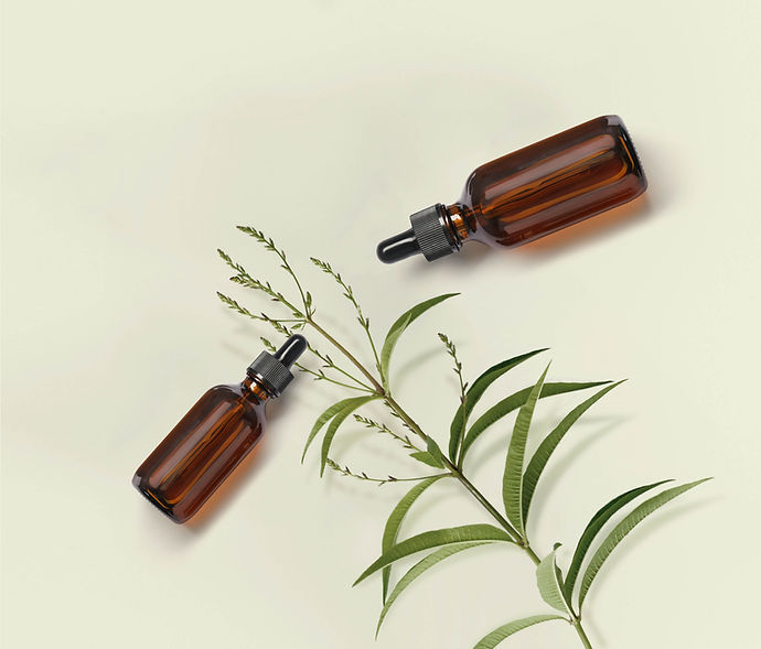 Amber Dropper Bottles