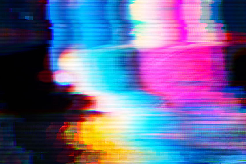 Glitch Effect Colors