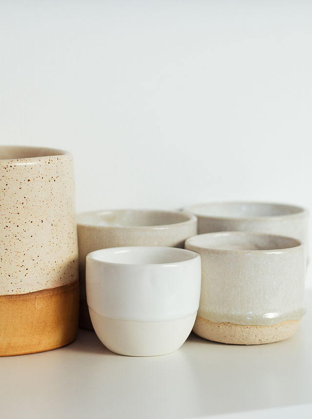 Tasses en céramique