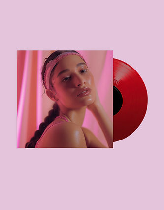 Model With Vinyl
