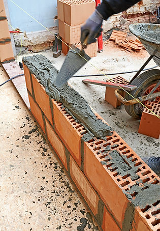 Bricklaying In Progress