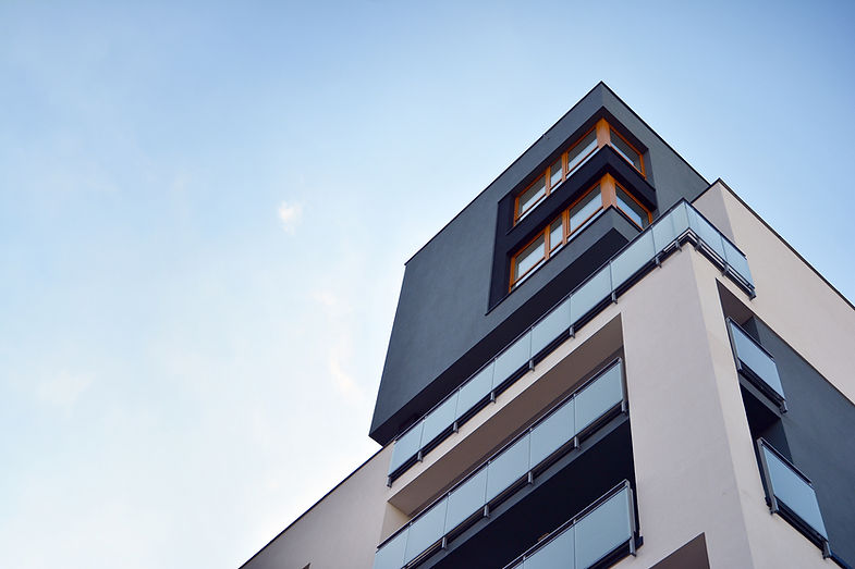 Bâtiment de verre moderne