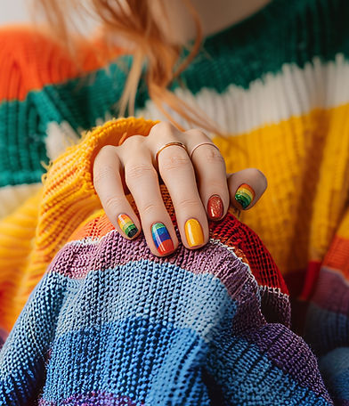 Colorful Knitwear Focus
