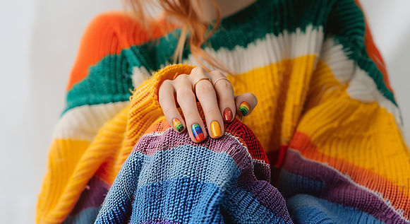 Colorful Knitwear Focus