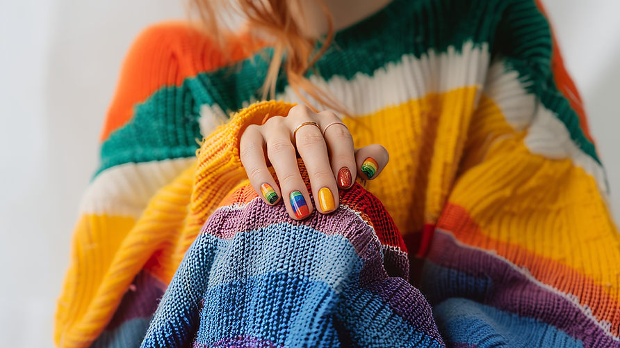 Colorful Knitwear Focus