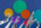 Hands and Colorful Circles