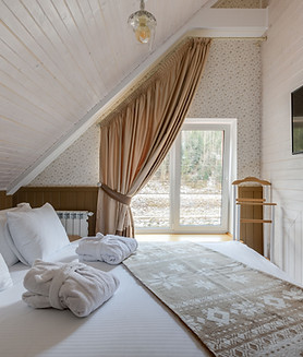 Cozy Gable Guest Room